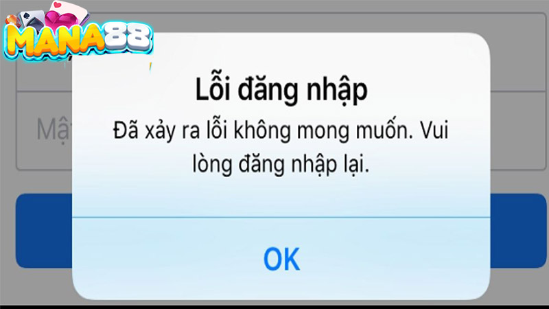 Lỗi đăng nhâp bằng facebook vào mana88