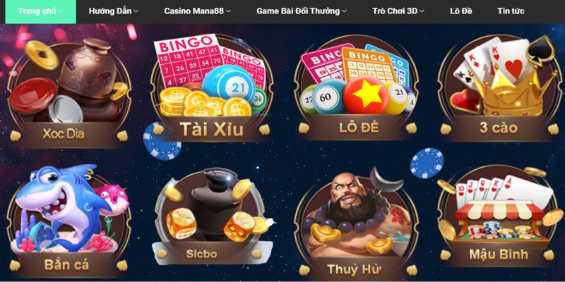 Sản phẩm lô đề Mana88 tỷ lệ thưởng cao